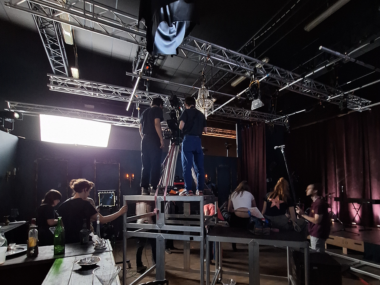 Photo illustration Formation Professionnelle Continue Régie de plateau cinéma