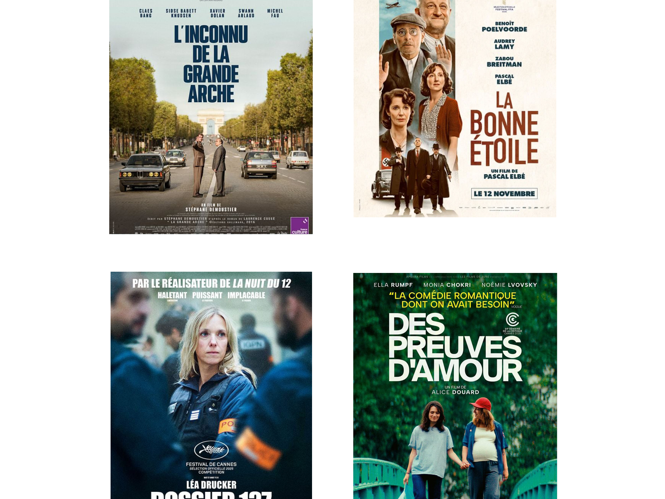 visuel 4 affiches du mois de novembre