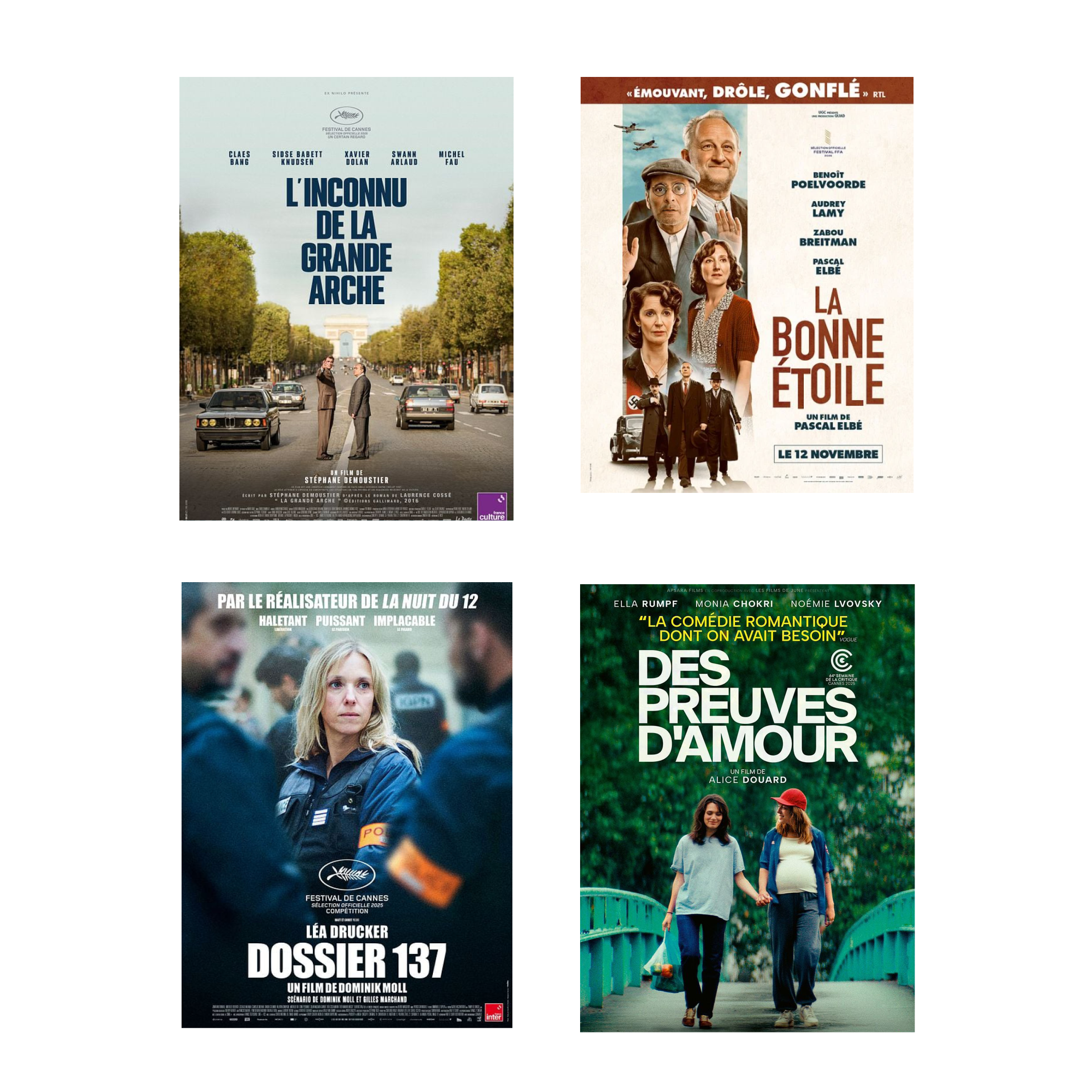visuel 4 affiches du mois de novembre