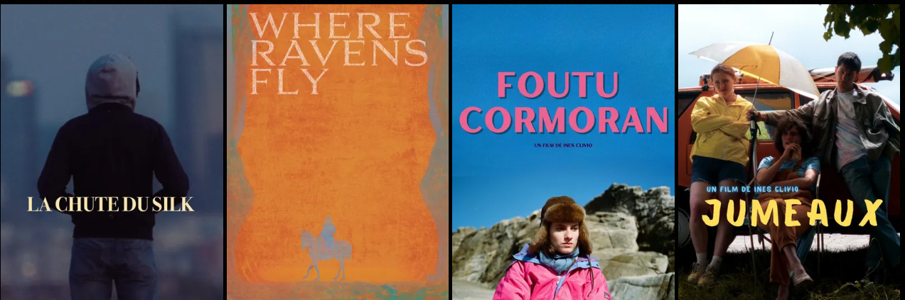 Images des 4 affiches des courts métrages