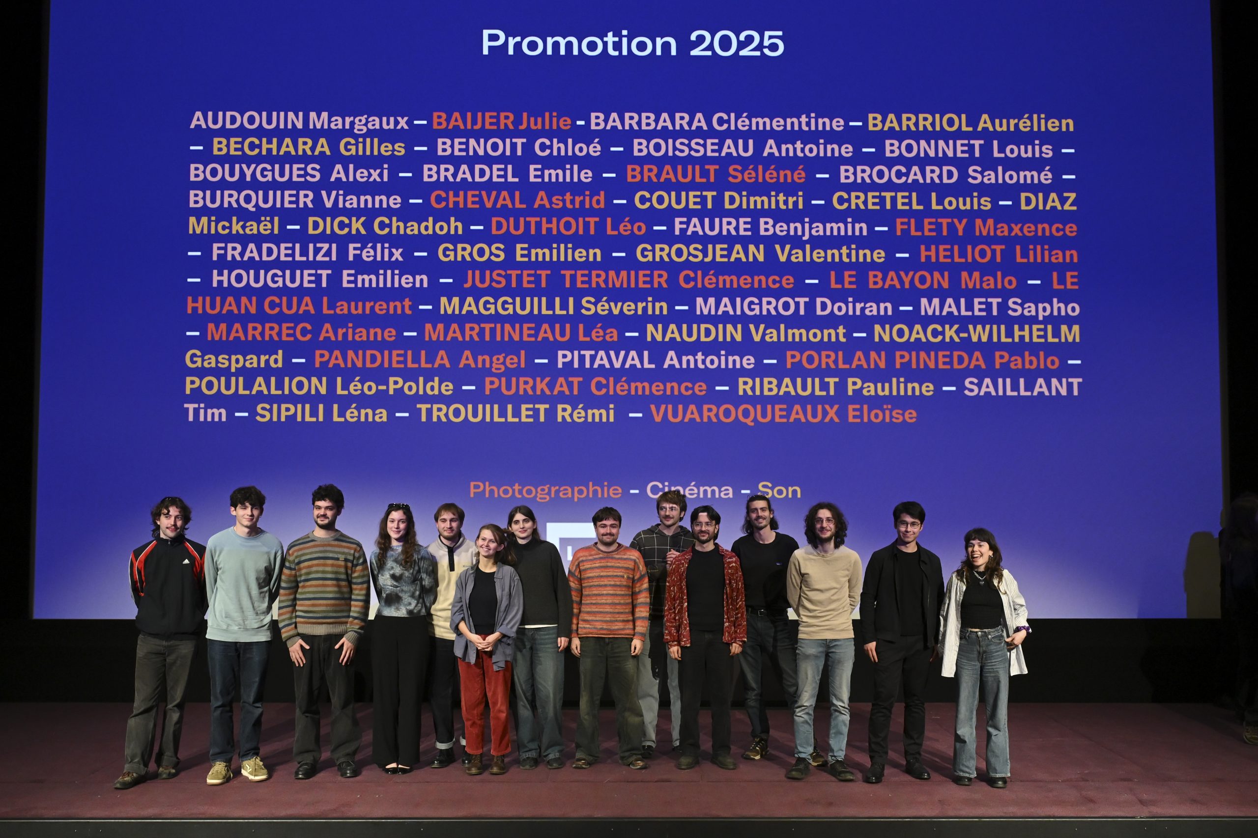 Photo de groupe Master Cine Promo 2025