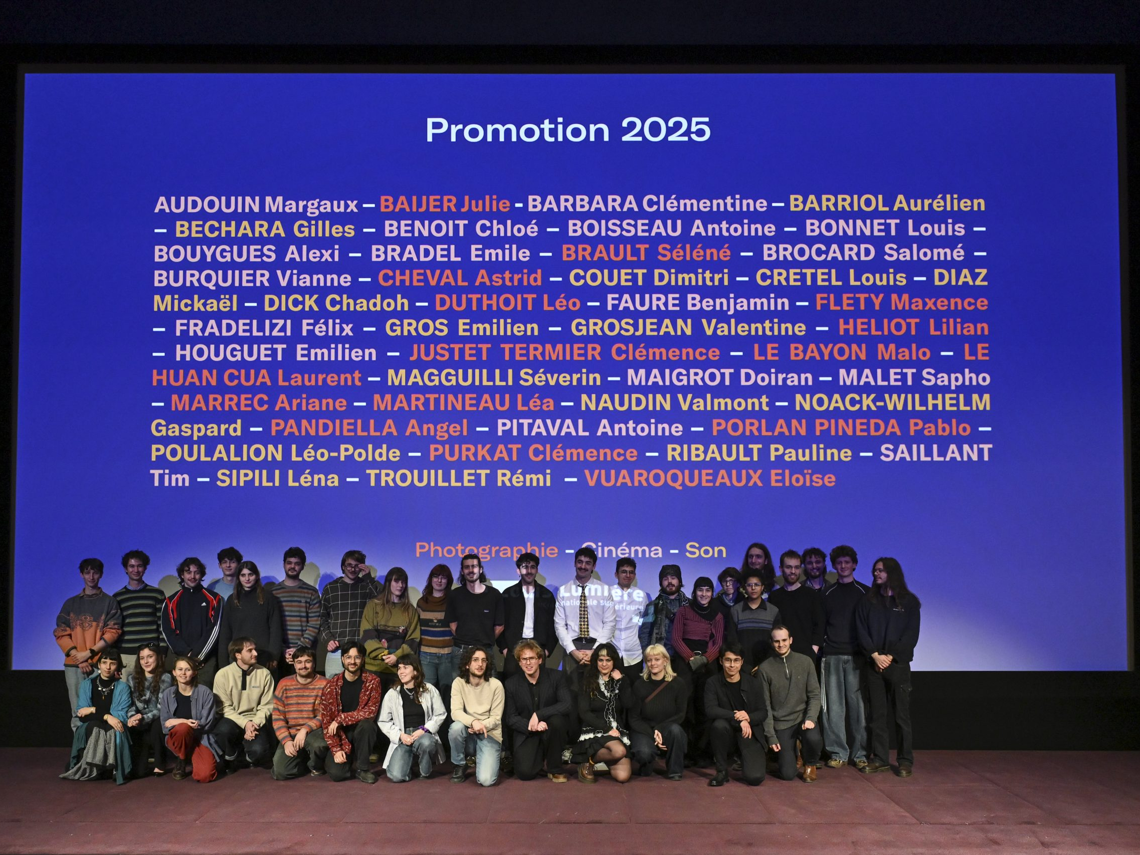 Photo de groupe Promotion 2025