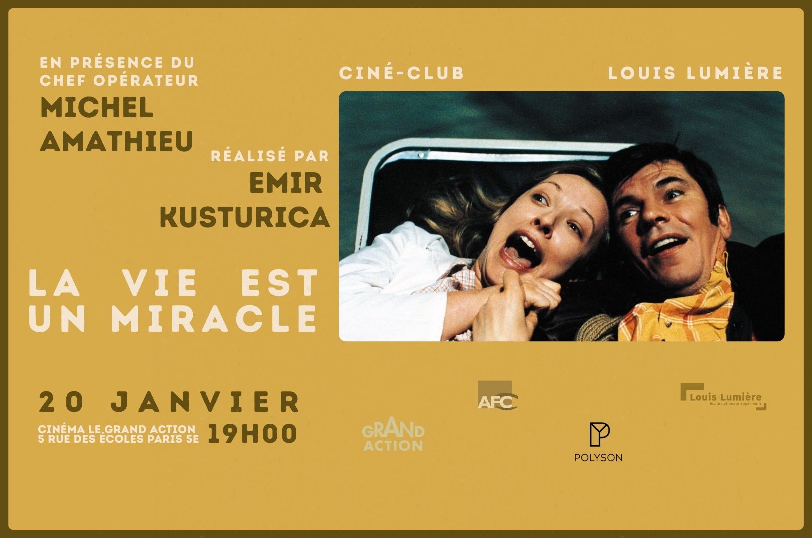 Visuel affiche cinéclub La vie est un miracle