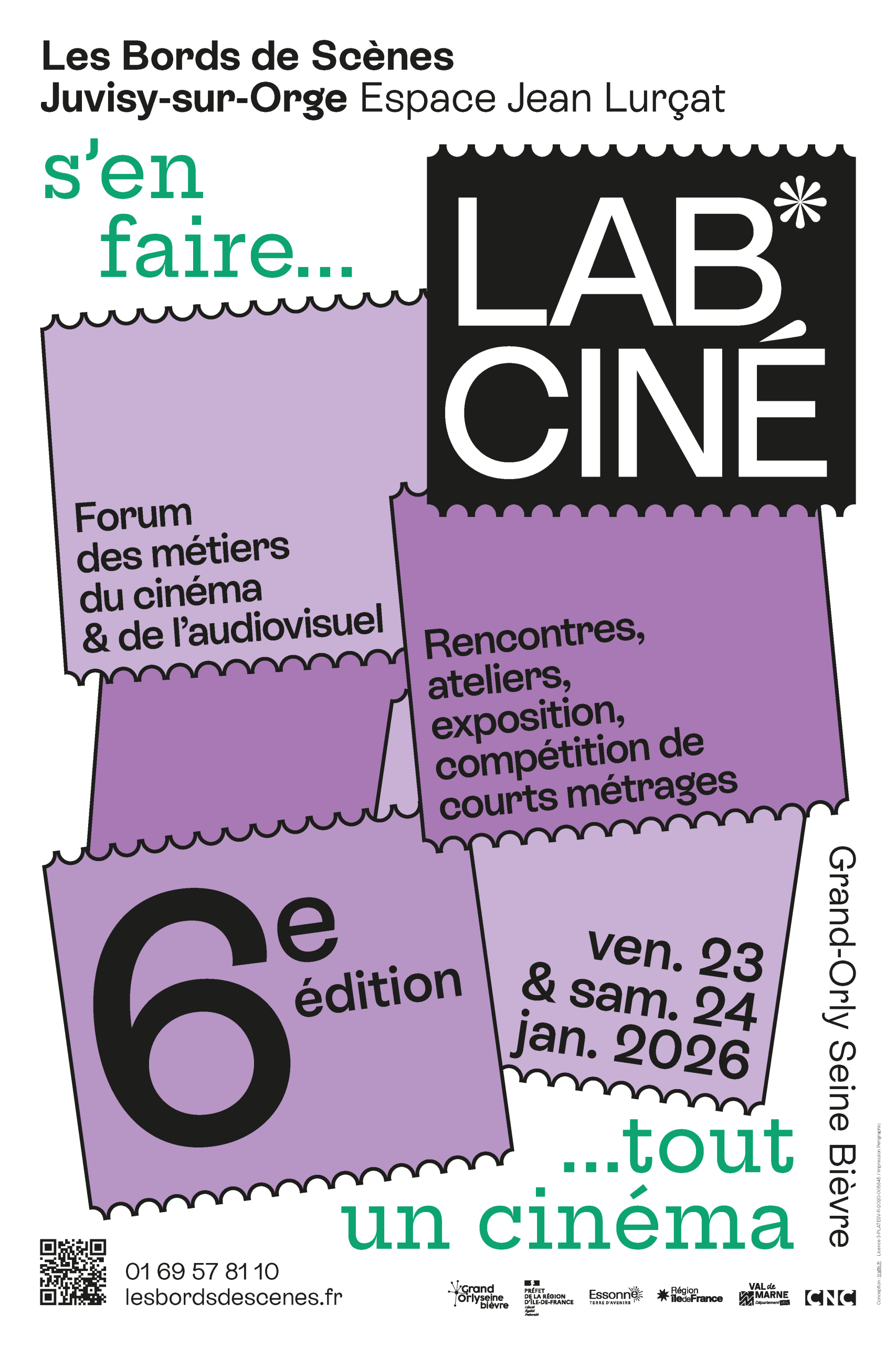 Affiche Verticale Lab Cine 2026