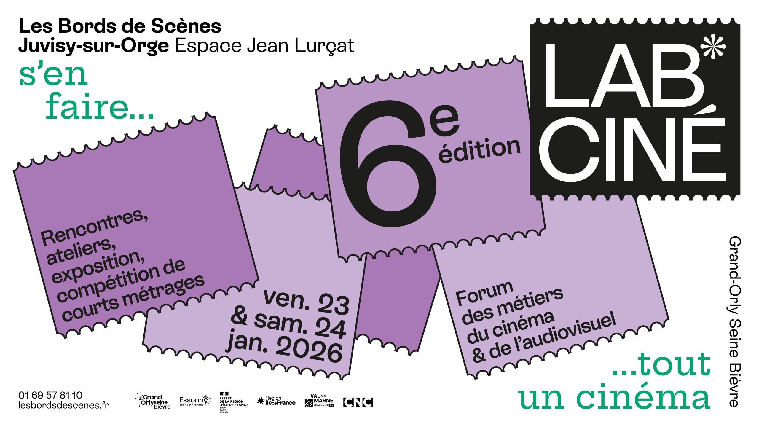 Affiche Horizontale Lab Cine 2026