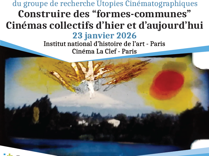 Affiche Journée d'études du groupe de recherche Utopies Cinématographiques
