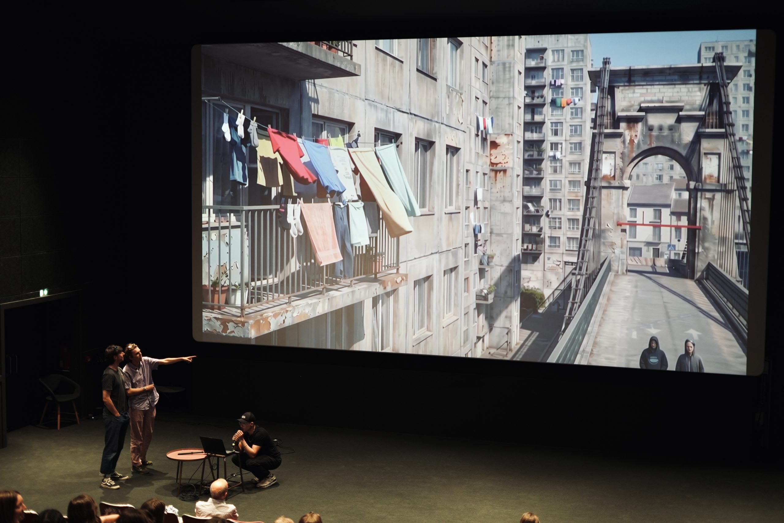 Photo prise lors du module IA en folie par Louna Herzog, Cin&eacute;Fabrique.