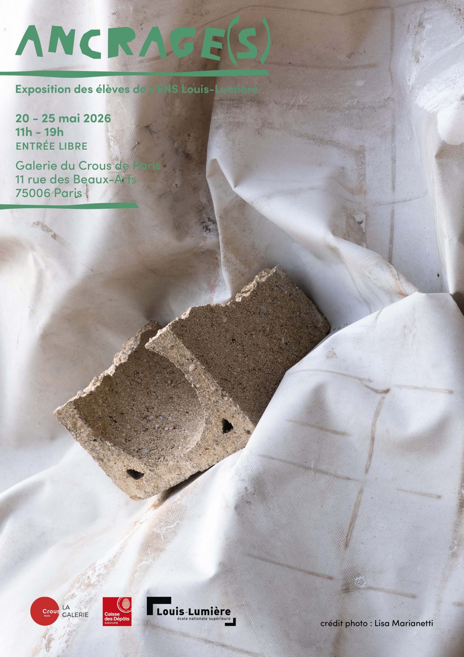 affiche exposition ancrages
