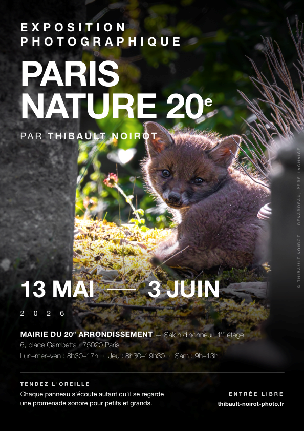 affiche de l'expo photo de Thibault Noirot